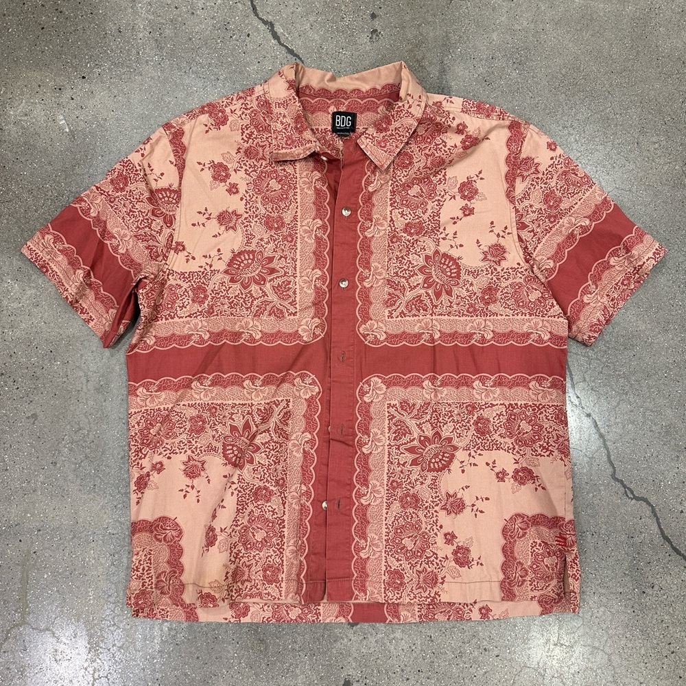 Urban Outfitters / BDG Paisley Button Up Shirt